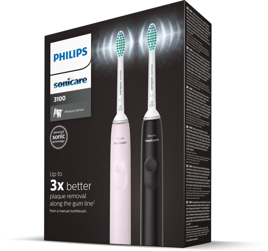 Philips 3100 series HX3675/15 2x Sonisk eltandbrste - Sort/Rose #2