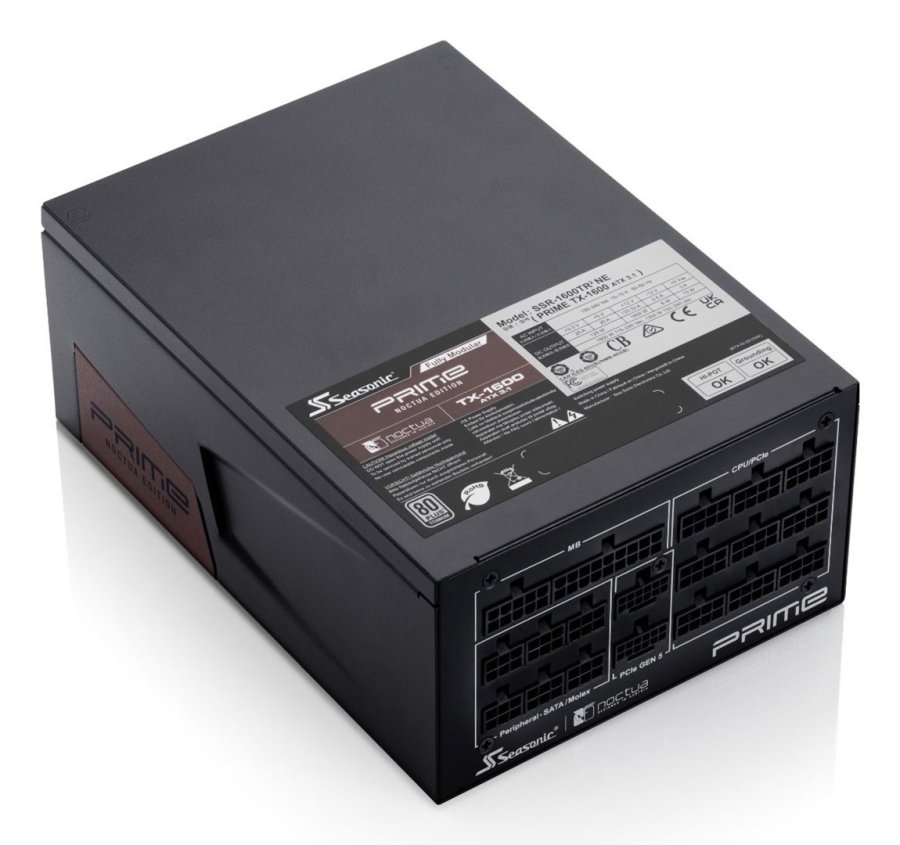 Seasonic Prime TX-1600 Noctua Edition enhed til str�mforsyning 1600 W 24-pin ATX ATX Sort #3