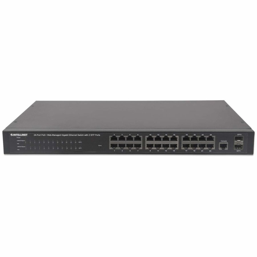 Intellinet 560559 netvrksswitch Administreret Gigabit Ethernet (10/100/1000) Strm over Ethernet (PoE) Sort #5