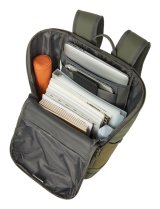 Rivacase Eden rygs�k Rejserygs�k Oliven PU-l�der, Polyester, Genanvendt polyethylenterephthalat (rPET) #24