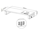 Equip 650881 sk�rmbeslag og -stativer Skrivebord Sort #8