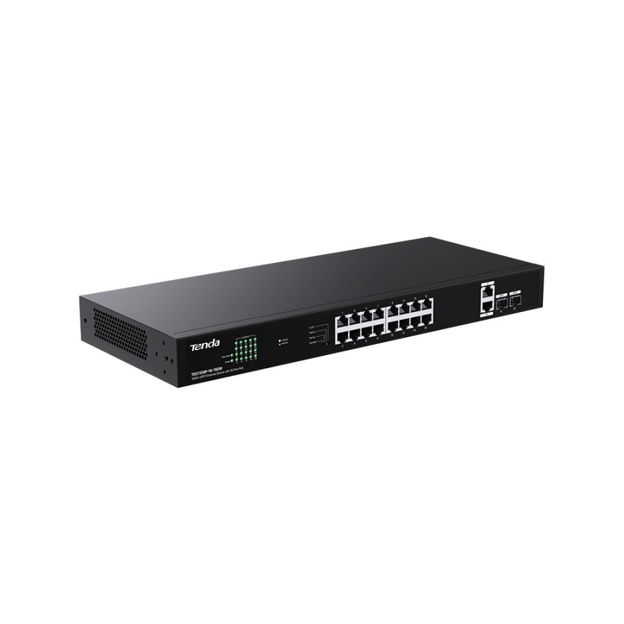 Tenda TEG1120P-16-150W netvrksswitch Ikke administreret Gigabit Ethernet (10/100/1000) Strm over Ethernet (PoE) #3