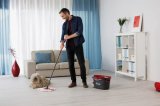 Mop with Bucket Vileda mop en steel Supermocio 3Action Hvid Rd Mikrofibre #8