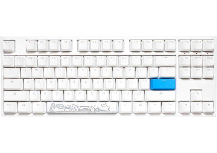 Ducky One 2 RGB TKL tastatur Spil USB Hvid #1