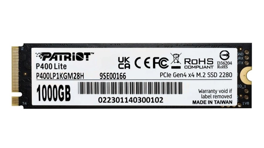 SSD Patriot Viper P400 Lite M.2 PCI-Ex4 NVMe 1000GB #8