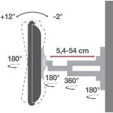 Techly ICA-PLB 171L tv-beslag 165,1 cm (65