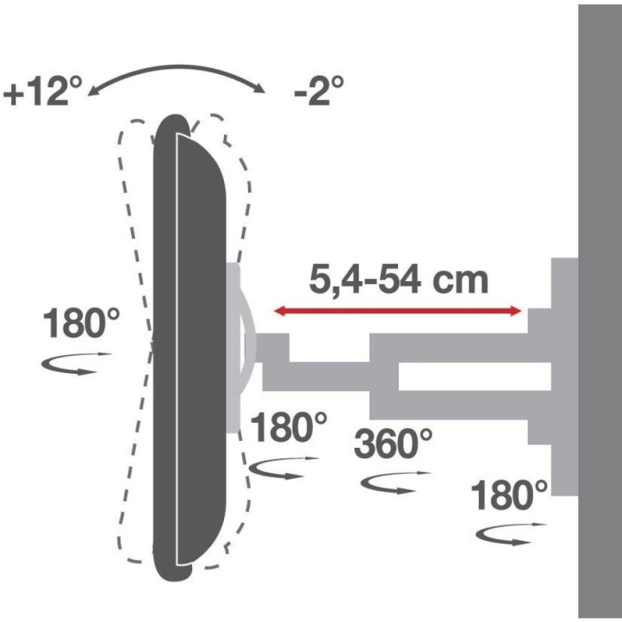 Techly ICA-PLB 171L tv-beslag 165,1 cm (65