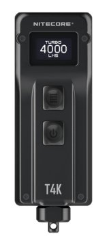 Nitecore T4K lommelygte Sort Nglering med lommelygte LED #1