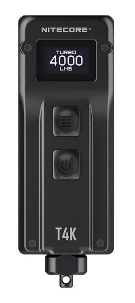 Nitecore T4K lommelygte Sort Nglering med lommelygte LED #1