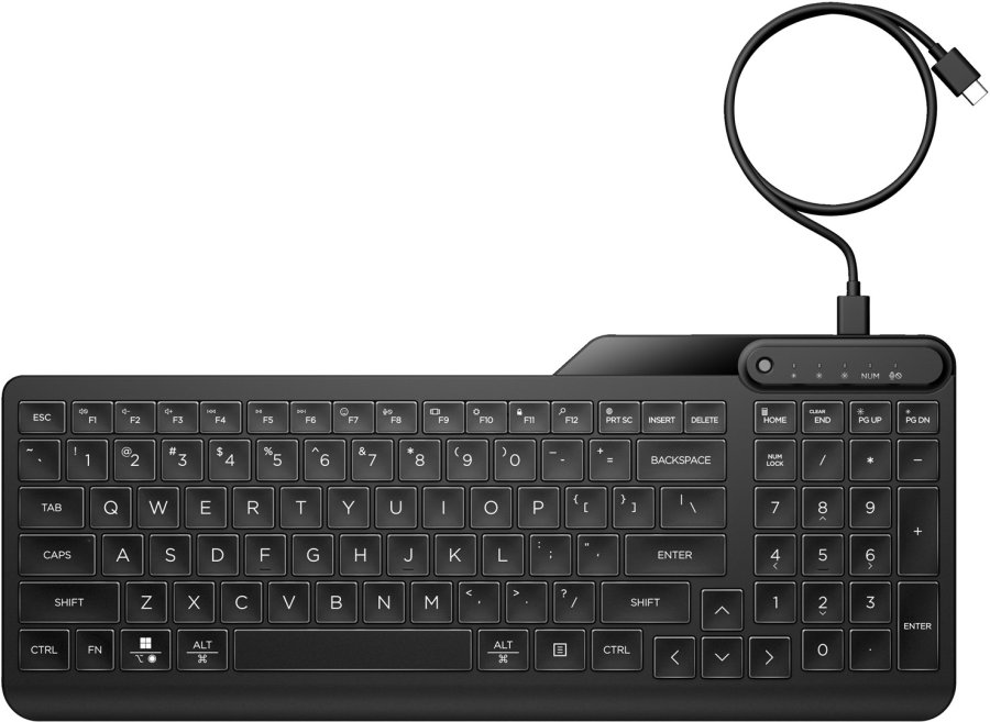 HP 405 Multi-Device Backlit Wired Keyboard #1