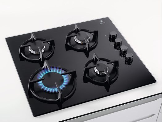 Electrolux EGG6407K Sort Indbygget 59 cm Gaskomfur 4 zone(s) #10