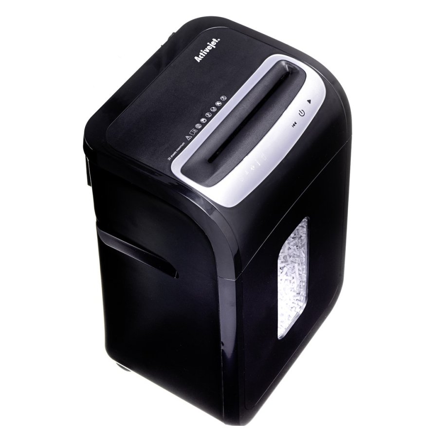 Activejet ASH-2502C papirmakulator Krydsmakulering 60 dB 22,8 cm Sort, Slv #2