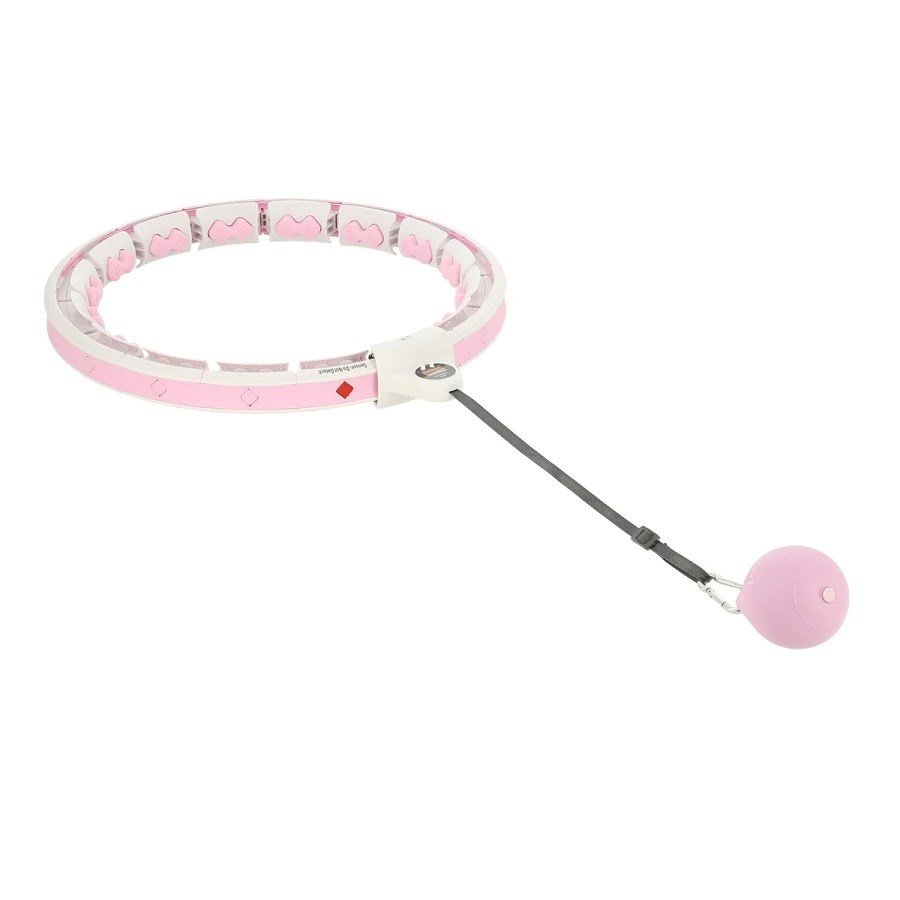 Hula hop med faner, vgt og tller HMS HHW06 pink #15