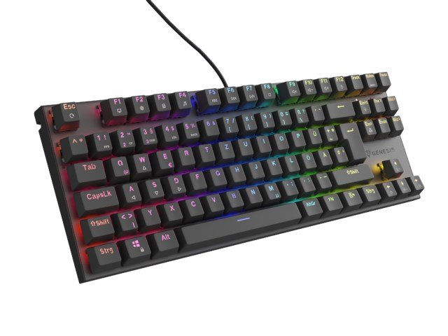GENESIS Thor 303 TKL tastatur Spil USB QWERTZ Tysk Sort #9