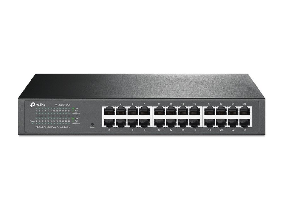 TP-Link TL-SG1024DE Administreret L2 Gigabit Ethernet (10/100/1000) 1U Sort #1