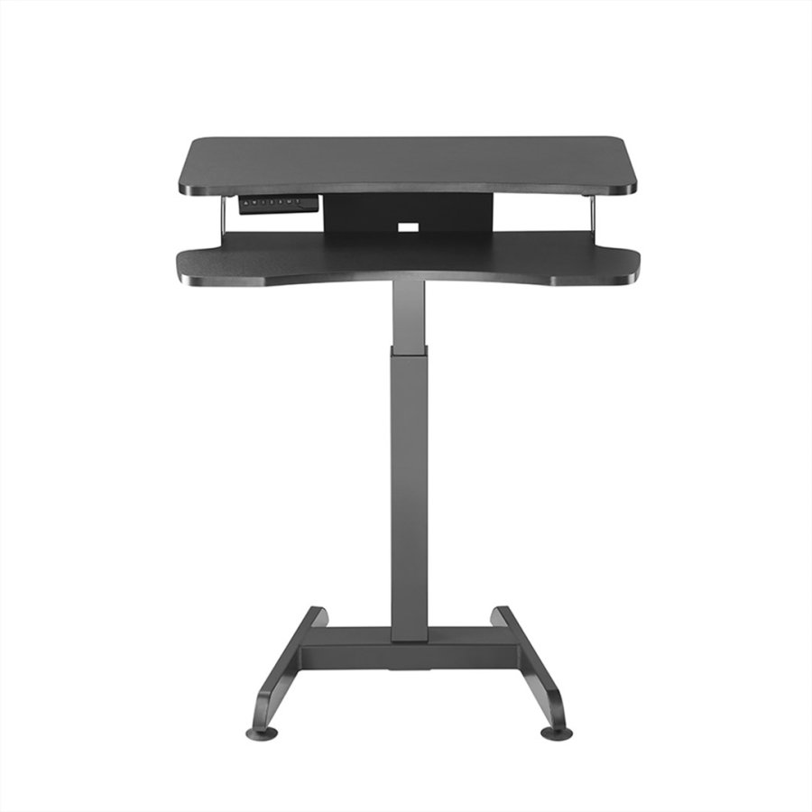 Elektrisk skrivebord, bord, hjdejusterbar arbejdsstation, Maclean MC-835 max hjde 122cm max 37 kg - til stende og siddende arbejde #3