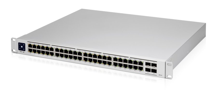 Ubiquiti UniFi Pro 48-Port PoE Administreret L2/L3 Gigabit Ethernet (10/100/1000) Str�m over Ethernet (PoE) 1U S�lv #3