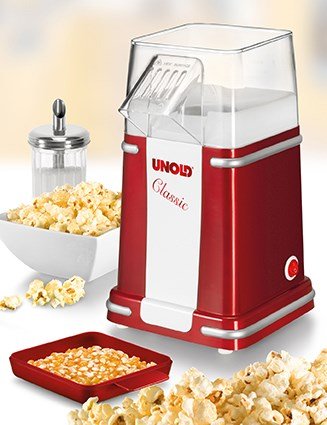 Unold Classic popcornmaskine Rd, Slv, Hvid 900 W #6
