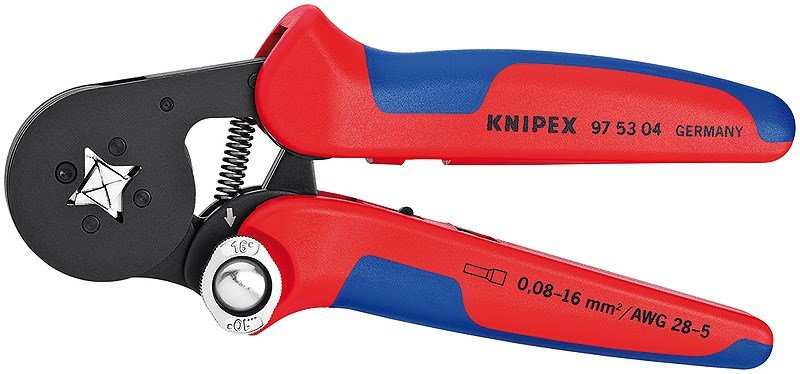 KNIPEX Self-Adjusting Crimping Pliers 180 mm #1