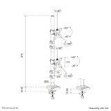 Neomounts DS60-600BL2V sk�rmbeslag og -stativer 81,3 cm (32