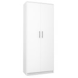 Arkivskab OLIV 2D 74x35x180 cm, hvid #1