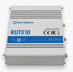 Teltonika RUTX10 trdls router Gigabit Ethernet Dual-band (2,4 GHz / 5 GHz) Hvid #1