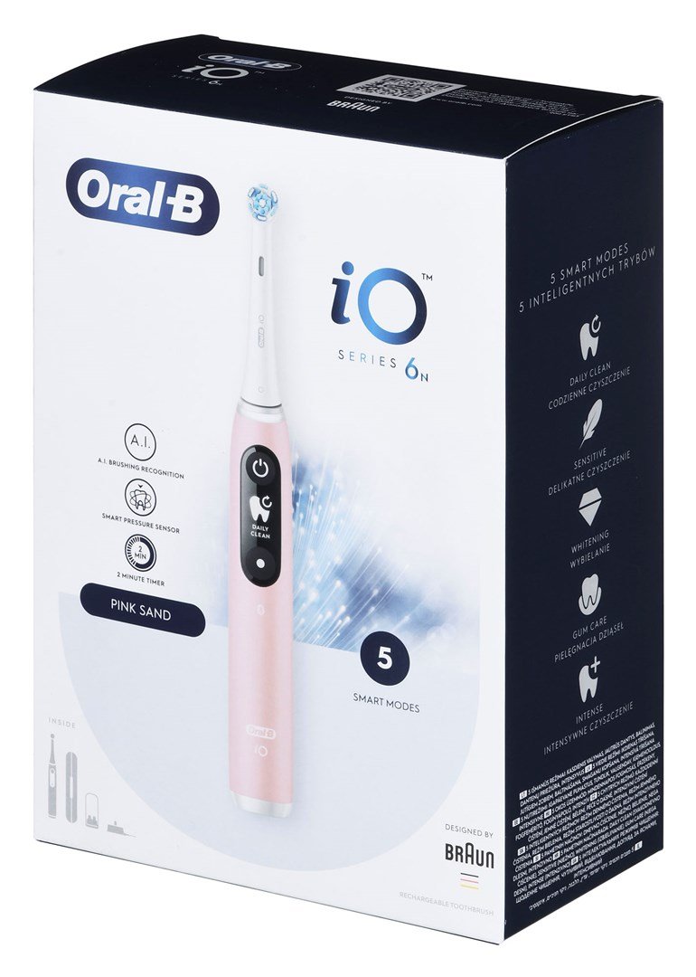 Oral-B iO6 Pink elektrisk tandbrste #15