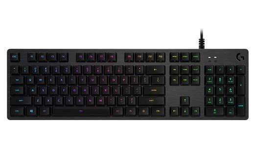 Logitech G 920-009352 tastatur Spil USB Engelsk Kulfiber #1