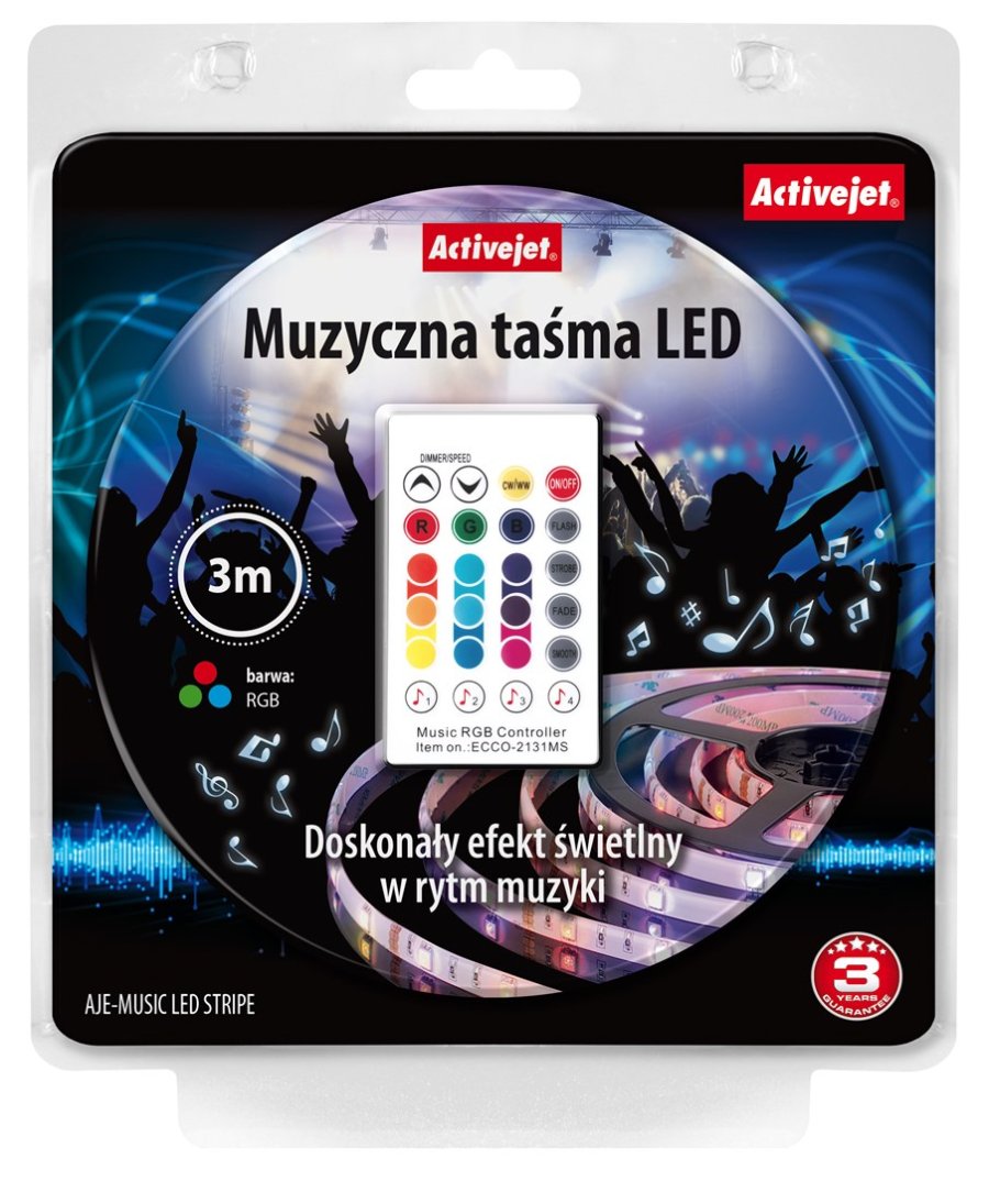 Activejet AJE-LED MUSIC STRIPE led strips Universal stribelys Indendrs/udendrs #4