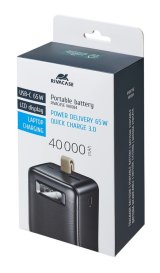 Rivacase VA1084 powerbank Lithium polymer (LiPo) 40000 mAh Sort #18
