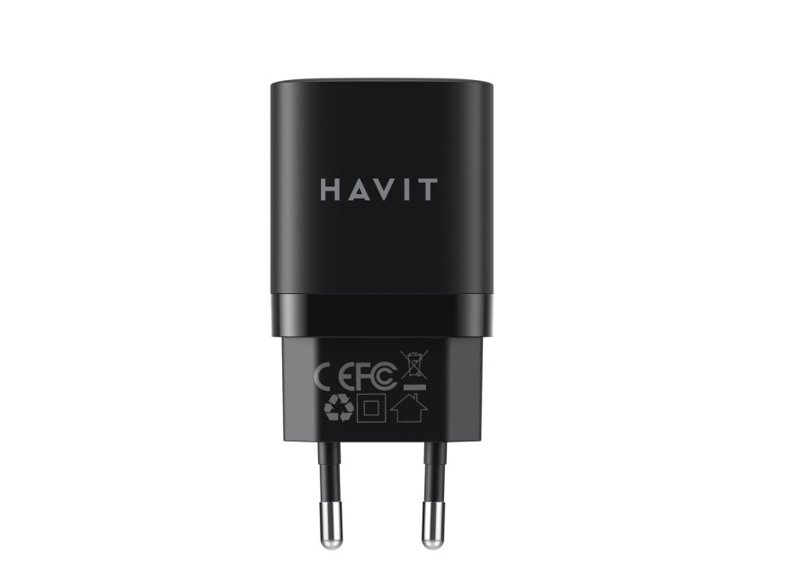 Havit UC30 EU - GaN rejseoplader med to porte 33 W, sort #1