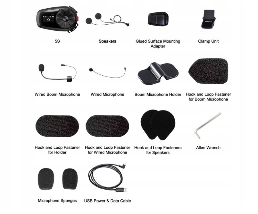 Intercom til motorcykler SENA 5S-10D Dual Pack #9