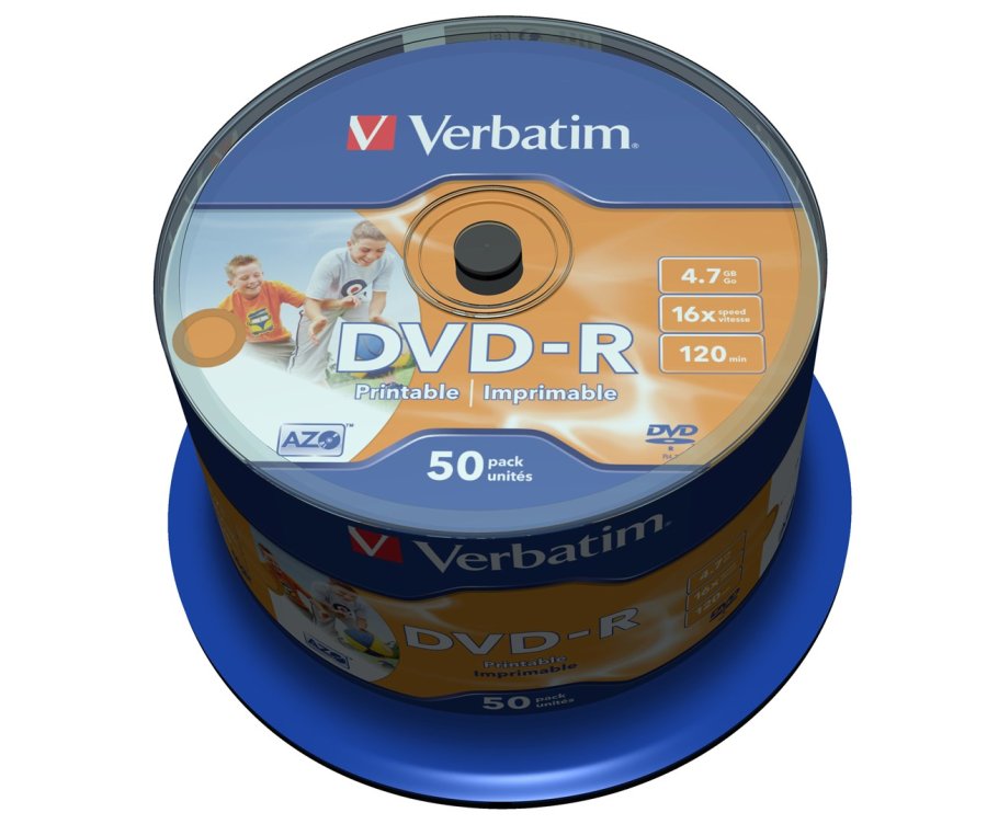 Verbatim 43533 tom DVD 4,7 GB DVD-R 50 stk #1