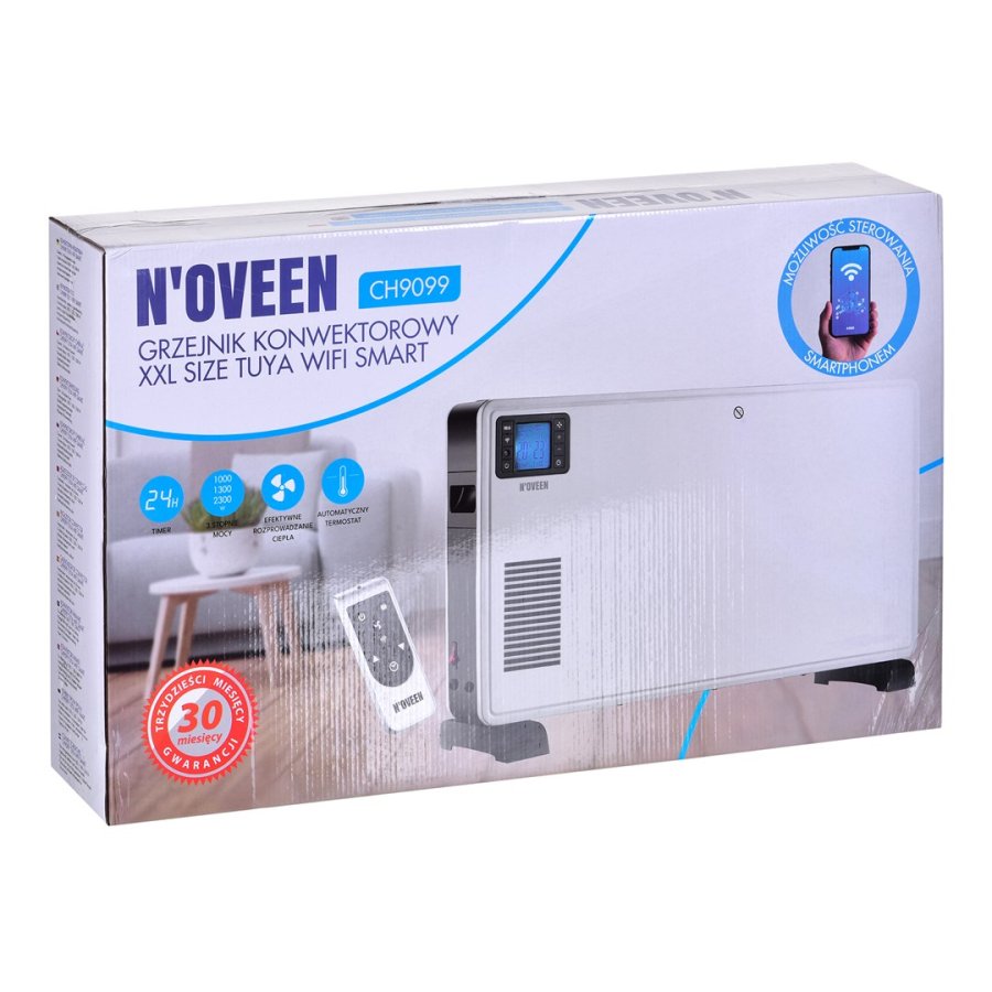 Konvektorvarmer Noveen CH9099 XXL SIZE Tuya WiFi Smart 2300 Watt #5