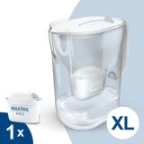 BRITA Style ESSENTIAL XL filterkande, hvid + MX Pro Pure Performance filter #11
