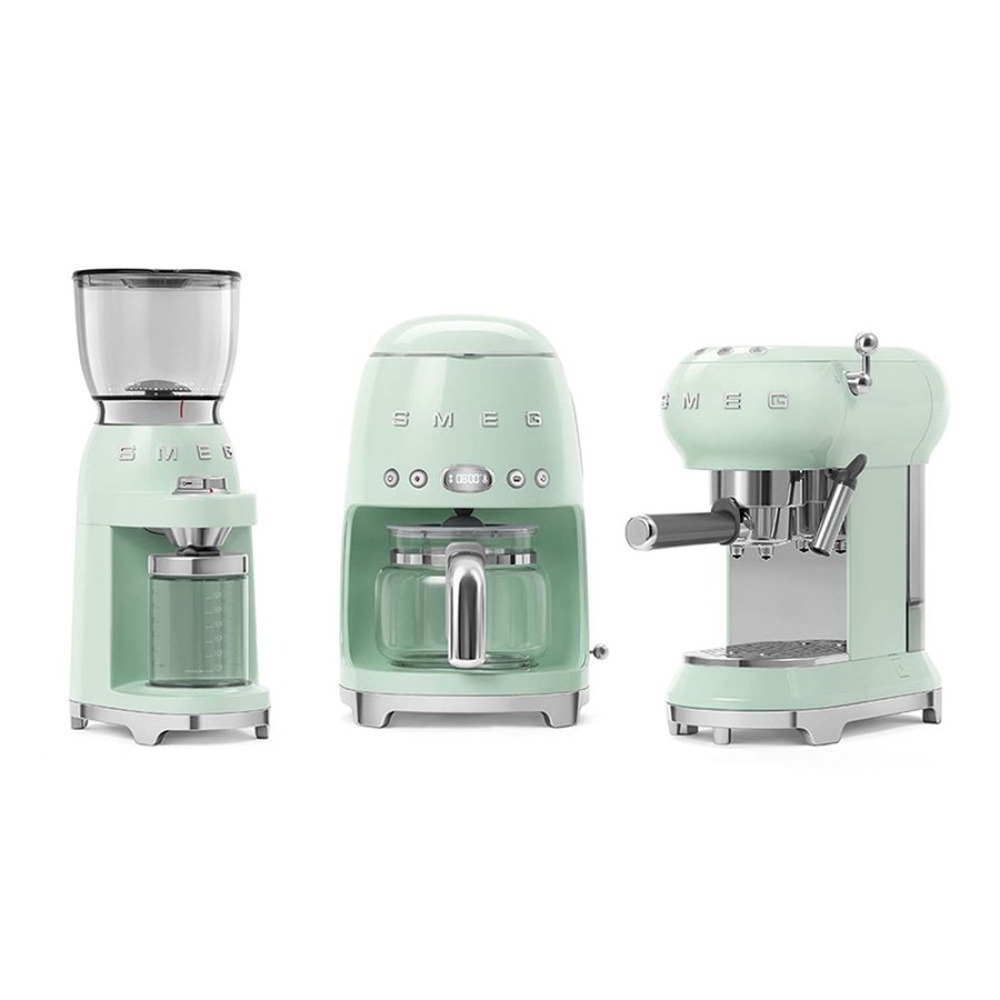 Drip Coffee Machine Smeg Retro 1050 W Grn 10 Skodelice #5