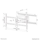 Neomounts WL40-550BL18 tv-beslag 190,5 cm (75