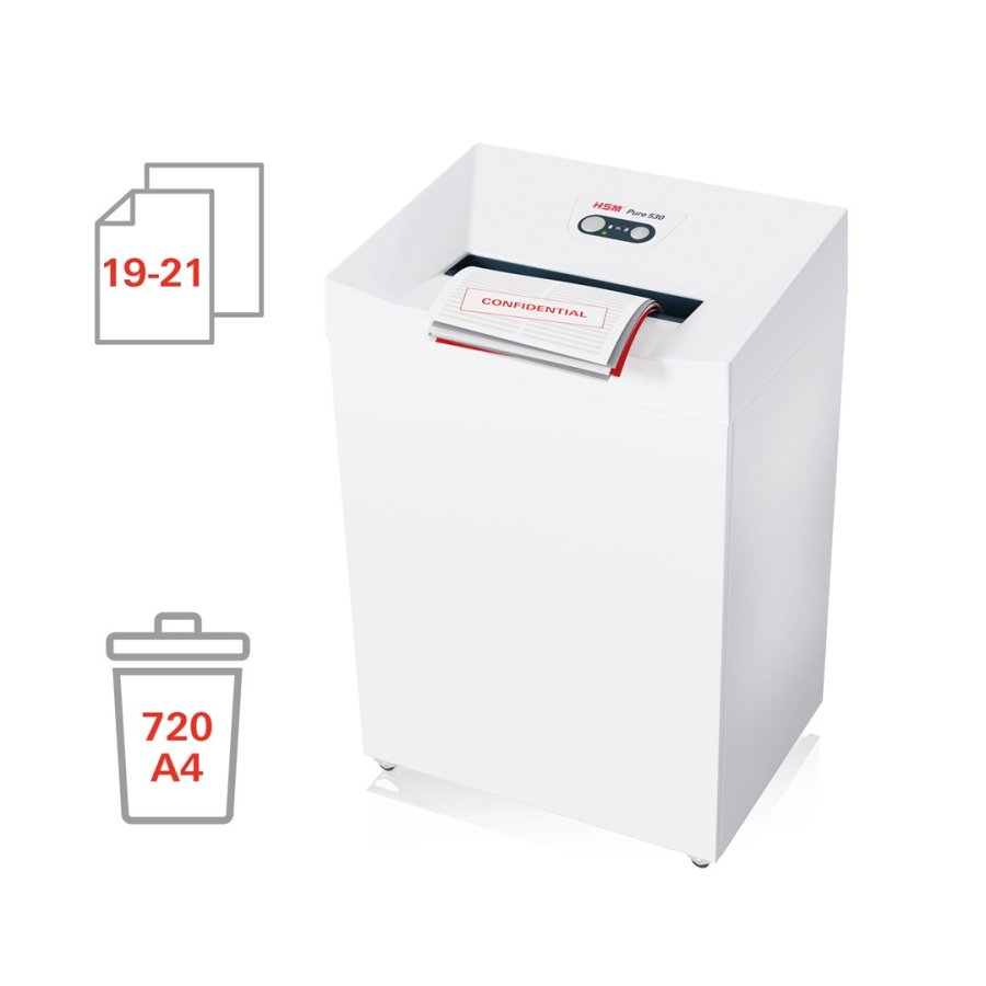 HSM Pure 530 makuleringsmaskine, 80 l, 3,9 mm #4
