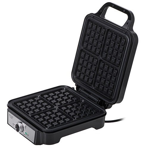 Adler AD 3083 vaffeljern 4 vafler 1800 W Sort, Slv #3