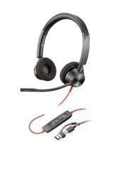 HP Poly Blackwire 3320 Stereo Microsoft Teams Certified USB-C Headset +USB-C/A Adapter #10