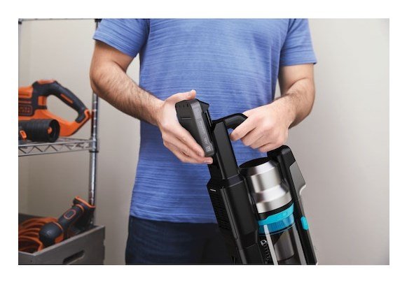 Black & Decker BSV520BRB-QW stav st�vsuger & elektrisk kost Stick vakuum Batteri Dry Posel�s 0,65 L Bl� 2 At #9