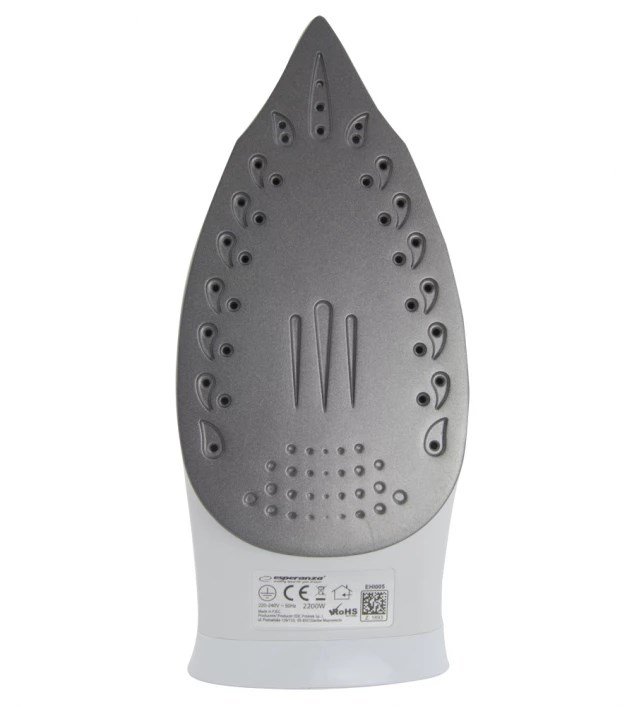 Esperanza EHI005 dampstrygejern med keramisk plade grn, hvid 2200 W #4