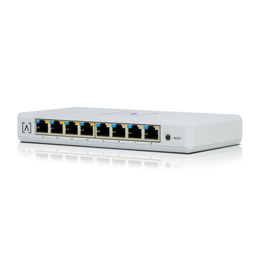 Alta Labs S8-POE netvrksswitch Administreret Gigabit Ethernet (10/100/1000) Strm over Ethernet (PoE) Hvid #1