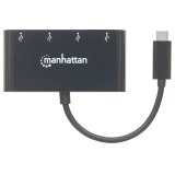 Manhattan 162746 interface hub USB 3.2 Gen 1 (3.1 Gen 1) Type-C 5000 Mbit/s Sort #5