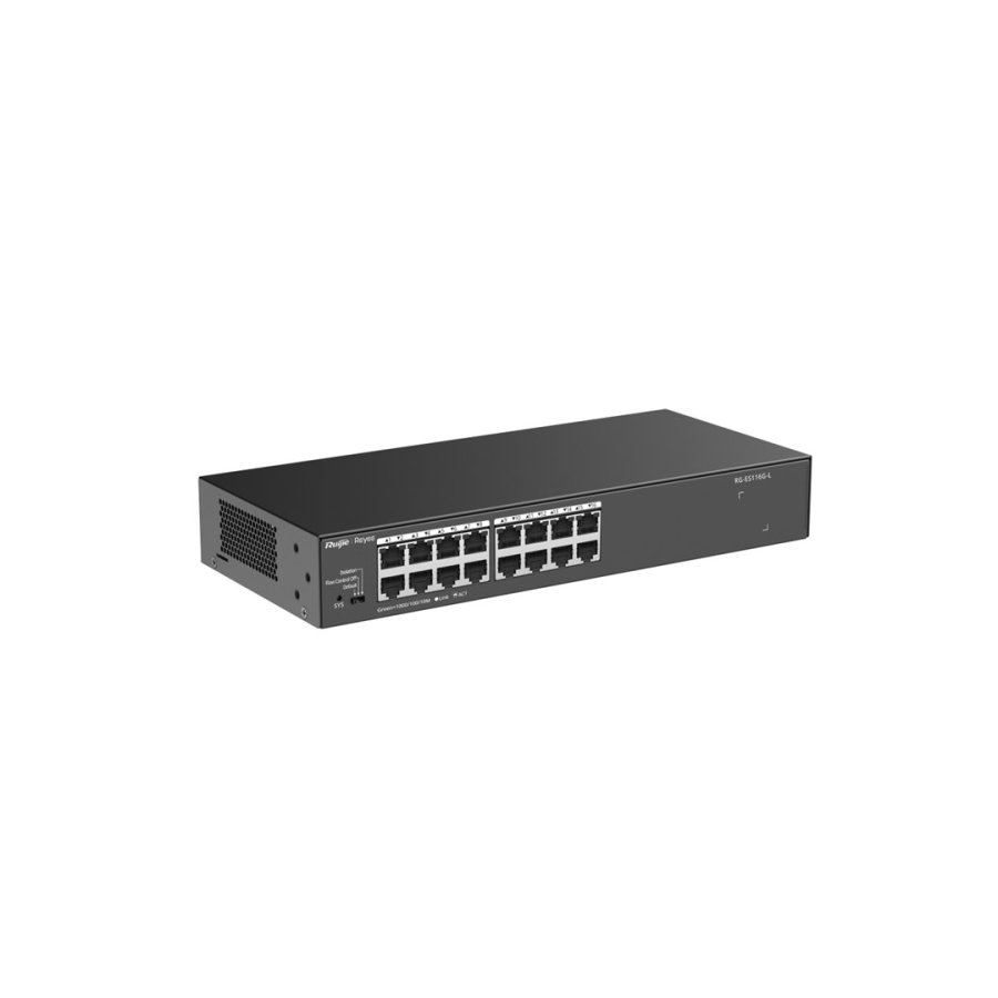 Ruijie Networks RG-ES116G-L netv�rksswitch Ikke administreret L2 Gigabit Ethernet (10/100/1000) Sort #5