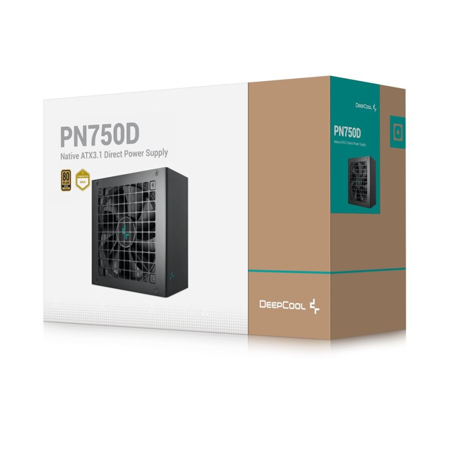 DeepCool PN750D enhed til str�mforsyning 750 W 20+4 pin ATX ATX Sort #9