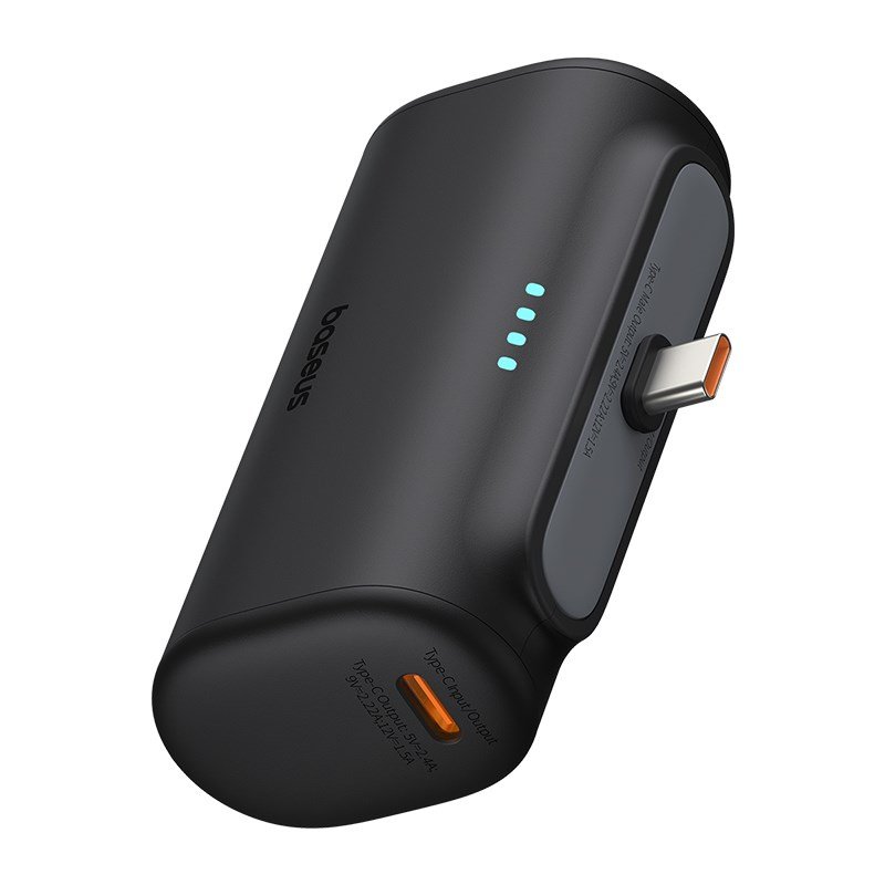 Baseus Compact P10068306113-00 Lithium-ion powerbank 5000 mAh Sort #4