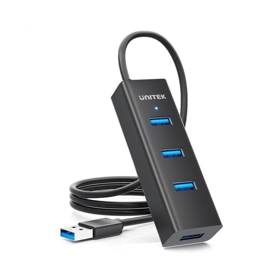 UNITEK Y-3089V01 interface hub USB 3.2 Gen 1 (3.1 Gen 1) Type-A 5000 Mbit/s Sort #2