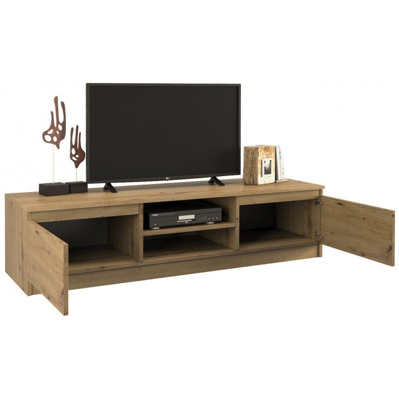 Topeshop RTV140 ARTISAN TV stativ & underholdningscenter 2 hylder #2