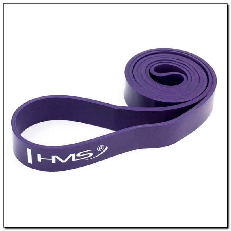 HMS Fitness GU05 SET motionsbnd Gummi Sort, Lilla, Rd, Gul #15